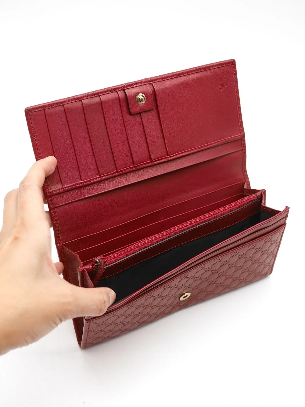🍓GUCCI GG Guccissima Leather Wallet